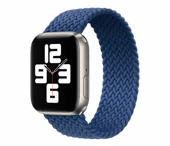 Hyphen HWSABWBLM9886 38 Mm To 40Mm Medium Apple Braided Watch Strap  Blue - Zoom Image 1