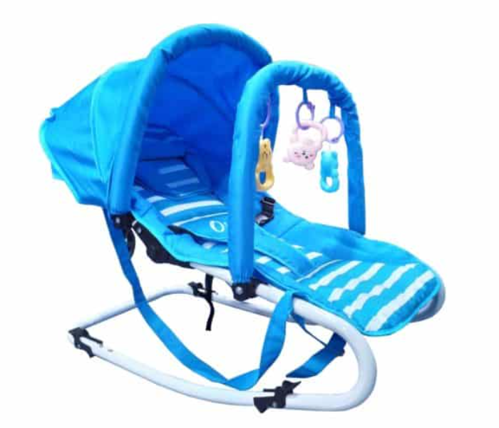 Baby Rocking Chair with Toy Bar 274 - Blue - Zoom Image