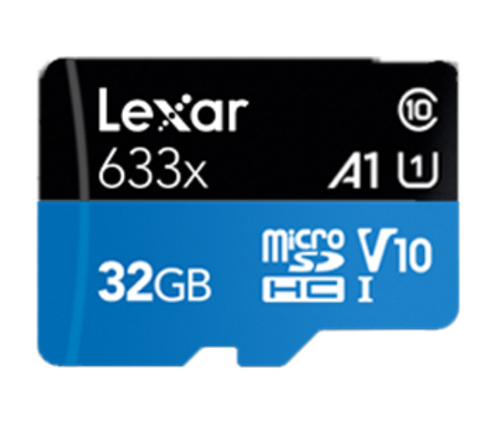 Lexar 633x 32GB Micro SDHC-SDXC MemoryCard with 95Mbps - Zoom Image