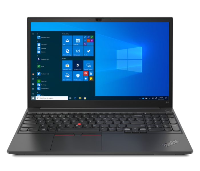 Lenovo ThinkPad E15 Gen2 20TD000DAD 15.6 Inch FHD Intel Core i5 1135G7 Processor 8GB DDR4 RAM DDR4 256GB SSD Integrated Intel Iris Xe Graphics - Black - Zoom Image 1