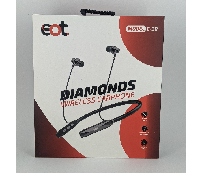 Eot E-30 Wireless Headphone - Black - Zoom Image 1