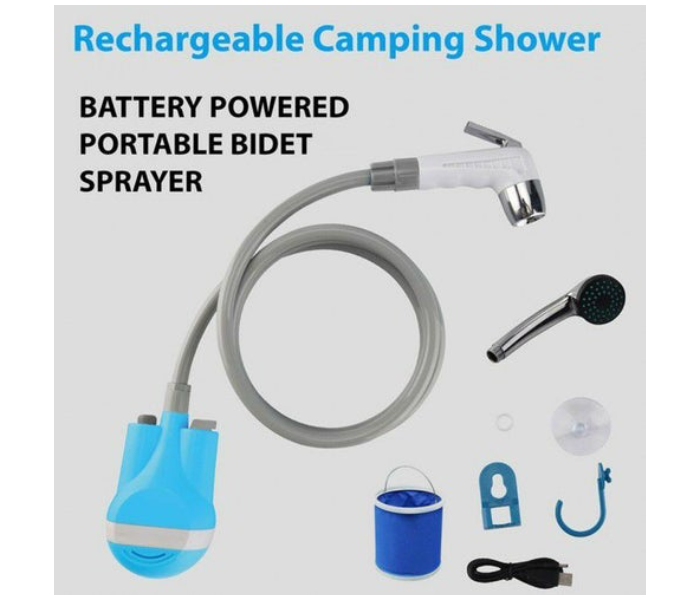 PS-88 Rechargeable and Portable Bidet Sprayer Shower - Grey - Zoom Image