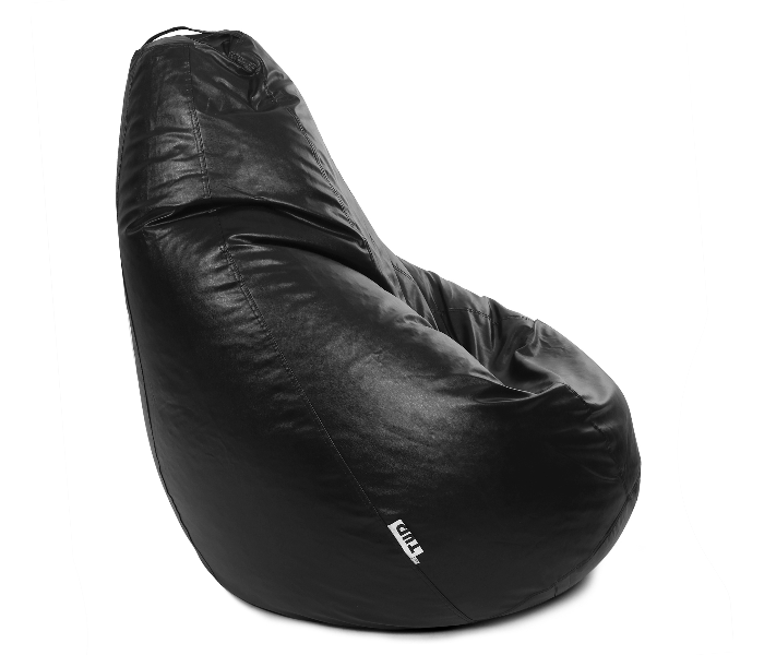 TUD Classic 4XL Leatherette Bean Bag - Black - Zoom Image 2