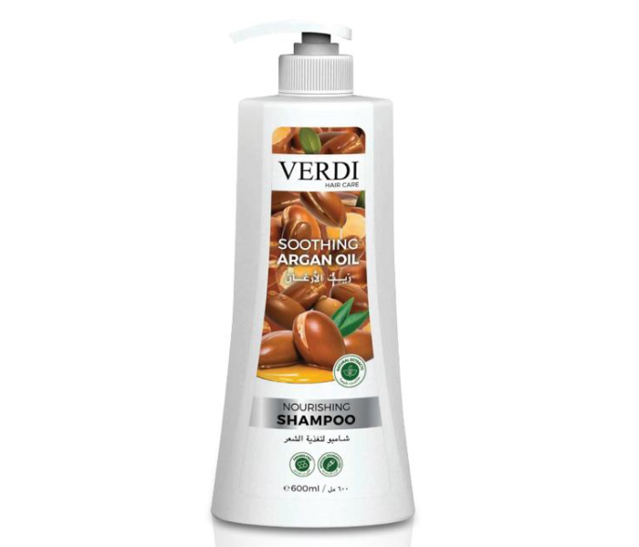 Verdi 600ml Hair Care Soothing Argan Oil Nourishing Shampoo - Zoom Image