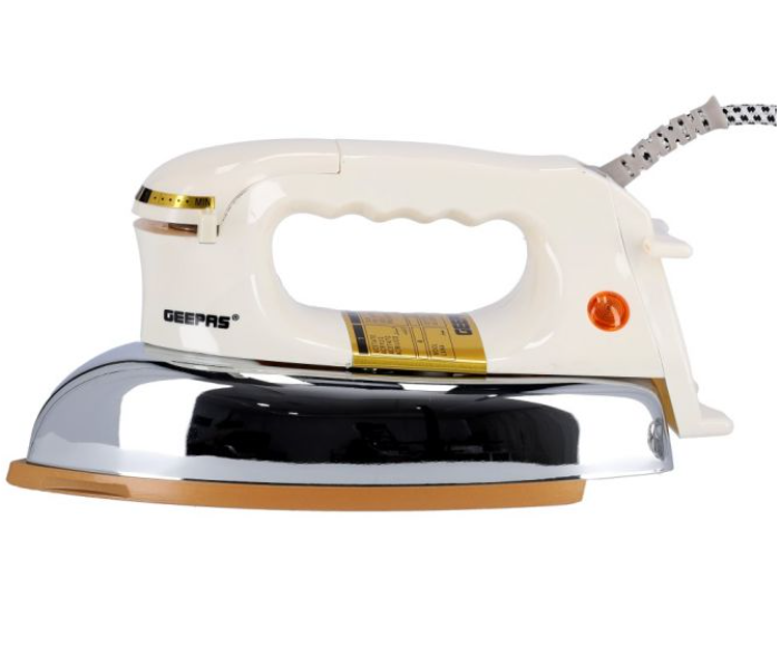 Geepas GDI23012 Automatic Dry Iron - White and Silver - Zoom Image