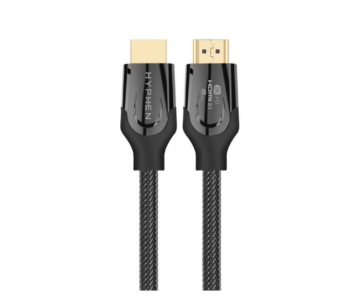 Hyphen HCB-HDMI204748 2M 2.1 Ultra High Speed HDMI Cable - Black - Zoom Image 1