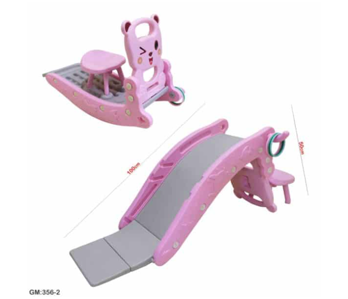 Beautiful 356-2 3 in 1 Baby Swing Chair Slide - Pink - Zoom Image