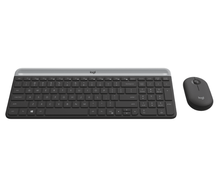 Logitech MK470 Slim Wireless Keyboard and Mouse Combo - Black - Zoom Image 3