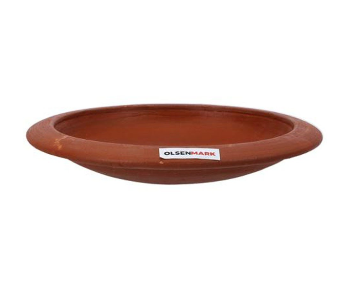 Olsenmark OMCP6006 23cm Traditional Cookware Clay Tawa - Brown - Zoom Image 2