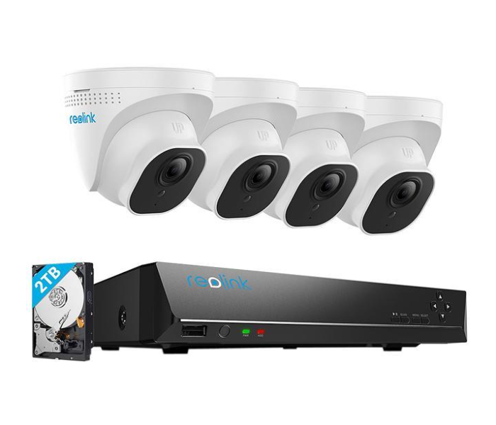 Reolink RL-2C820A-2C810A-N410 8MP Super HD PoE 4 Camera and 4K 2TB NVR and HDMI Wire Charger and Mouse  - Zoom Image 6