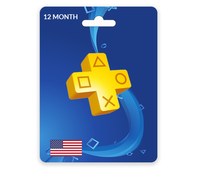 PlayStation Plus US 12 Month Gift Card - Zoom Image