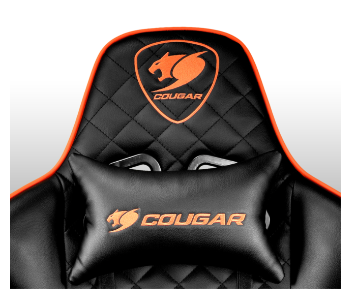 Cougar CG-CHAIR-ARMORONE-BLK Armor One Series Gaming Chair - Black and Orange - Zoom Image 7