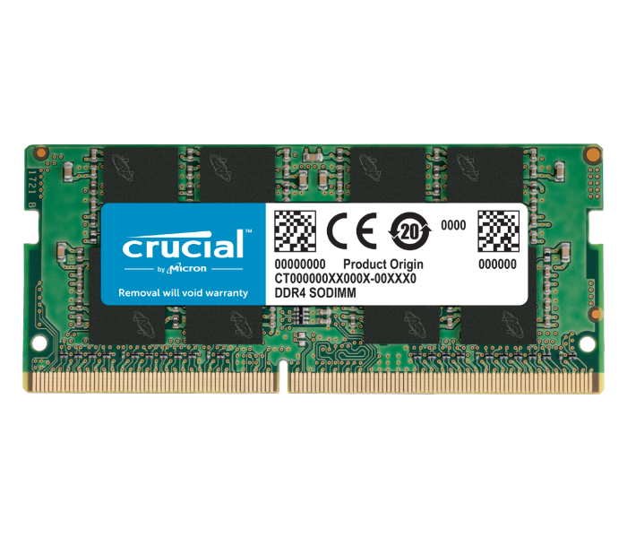 Crucial 4GB DDR4-2666 SODIMM Laptop Memory RAM - Green - Zoom Image 2