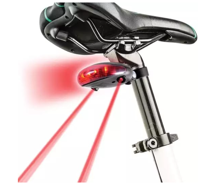 4 Modes Tail Light With Laser And LED for Bicycles - Zoom Image 5