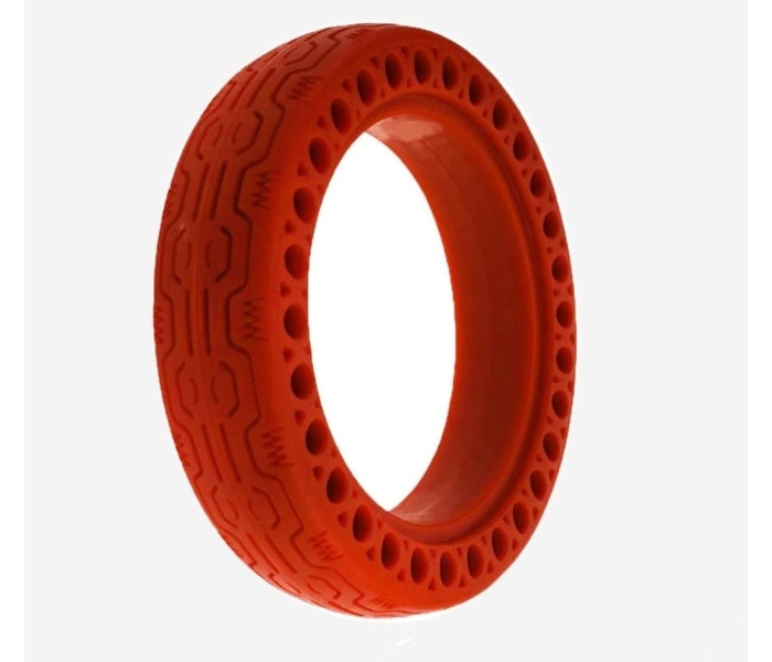 8.5 Inch Solid Longlasting Tires - Red - Zoom Image 2