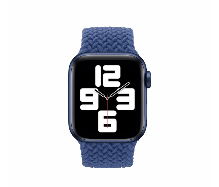 Hyphen HWSABWBLM9886 39 Mm Medium Apple Braided Watch Strap  Blue - Delete  - Zoom Image 3