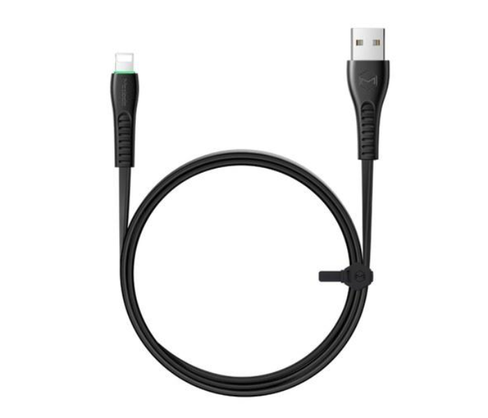 Mcdodo CA-6361 1.2m Flying Fish Lightning Cable with LED Light - Black - Zoom Image 1