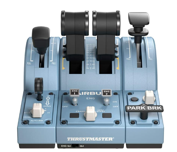 Thrustmaster TM-JSTK-TCA-ADDON TCA Quadrant Add-On Airbus Edition Gaming Accessories - Blue and Black - Zoom Image 4