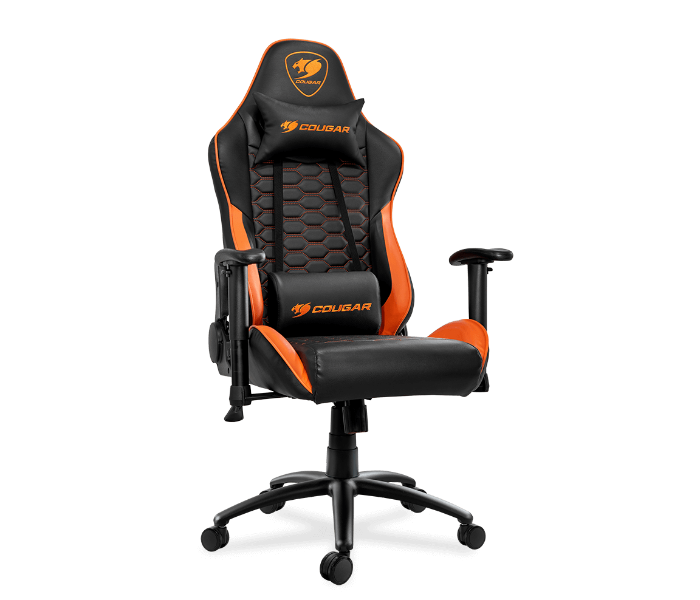 Cougar CG-CHAIR-OUTRIDER-ORG Outrider Comfort Gaming Chair -  Black and Orange - Zoom Image 3