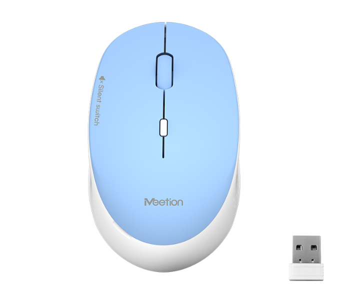 Meetion MT-R570 2.4Ghz Wireless Mouse 4 Buttons 5 Colors Silent Portable And Great For Laptops - Blue - Zoom Image 1