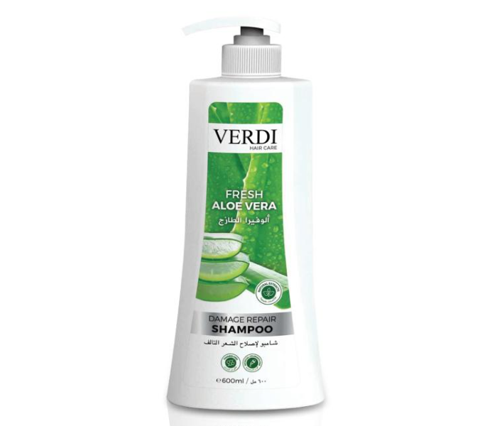 Verdi 600ml Hair Care Pure Fresh Aloe Vera Damage Repair Shampoo - Zoom Image