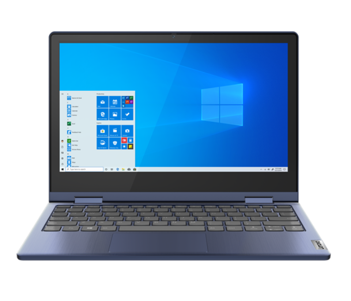 Lenovo 82B2005QAX IdeaPad Flex 3 11IGL05 11.6 Inch Intel Pentium Silver N5030 Processor 4GB DDR4 RAM 128GB SSD Integrated Intel UHD Graphics 605 Windows 11 Home - Blue - Zoom Image 1