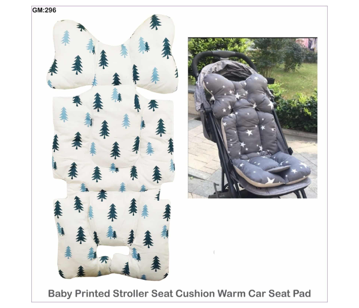 Baby Stroller Seat Cushion 296 - Grey - Zoom Image 2