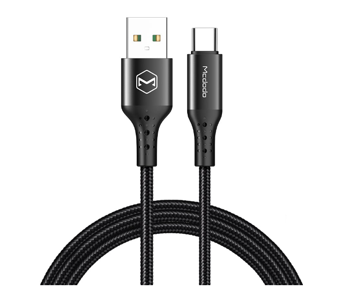 Mcdodo CA-7430 1.5m Nest Series 5A Full Compatible Type-C Cable - Black - Zoom Image