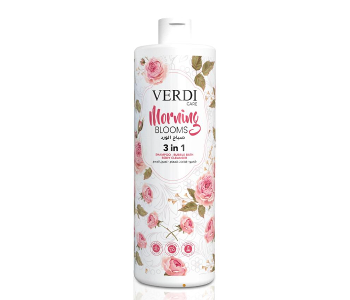 Verdi 800ml Care Morning Blooms 3 In 1 Shampoo Bubble Bath Body Cleanser - Zoom Image