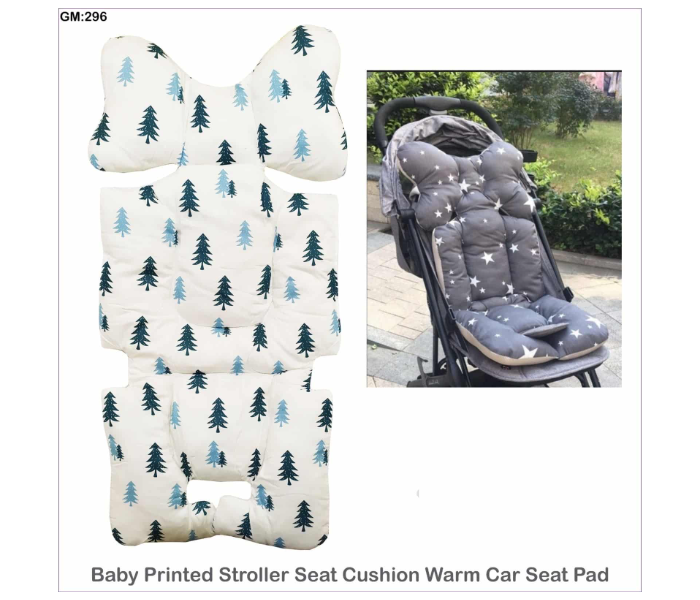 Baby Stroller Seat Cushion 296 - Dark Blue - Zoom Image 1