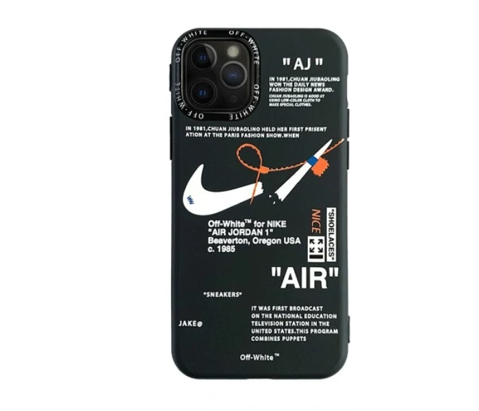 Lab LBNAC011BK Stylish Nike Air Cut iPhone 12 Mini Mobile Case - Black - Zoom Image 2