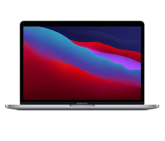 Apple MacBook Pro Z11C000J6 13 Inch M1 Chip 16GB RAM 512GB SSD English Arabic Keyboard - Grey - Zoom Image 1