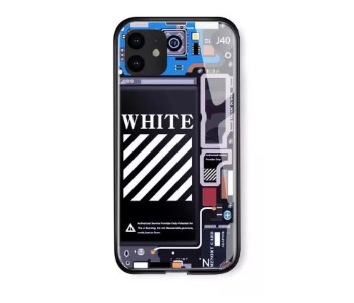 Lab LBWL010 Stylish iPhone X Mobile Case with Light - White - Zoom Image 1