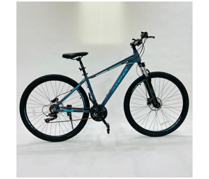 MTB2901HDY 29 Inch Alloy Hydraulic Disc Brake Shimano 21 Speed Fast Rolling Ride On Mountain Bike - Black and Blue - Zoom Image