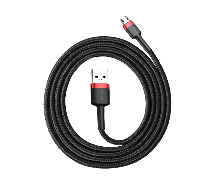 Baseus CAMKLF-B91 1 Meter USB Micro USB 2.4A Cable - Black - Zoom Image 3