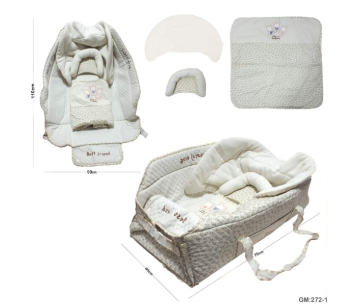 Baby Lounger Nest for Sleeping 272-1 - White - Zoom Image