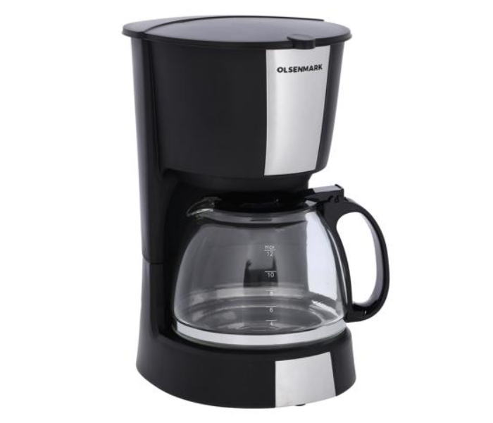 Olsenmark OMCM2443 900 W 1.2 Litre Coffee Maker with Glass Jar and Water Level Gauge - Black - Zoom Image 12