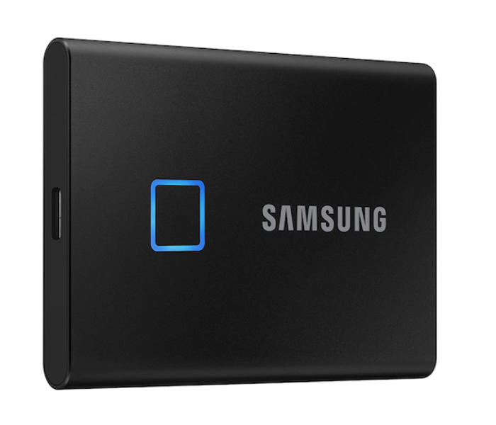 Samsung MU-PC1T0K/WW T7 Touch USB 3.2 1TB SSD Hard Disk - Black - Zoom Image 1