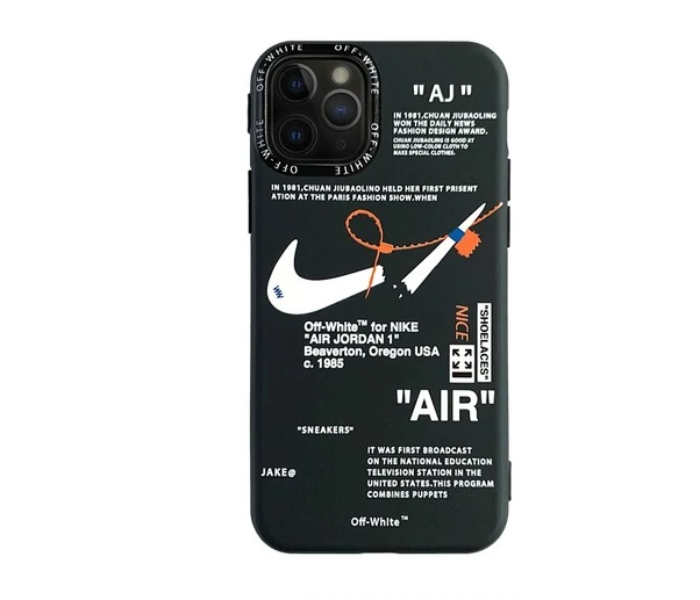 Lab LBNAC011BK Stylish Nike Air Cut iPhone 12 Pro Max Mobile Case - Black - Zoom Image 2