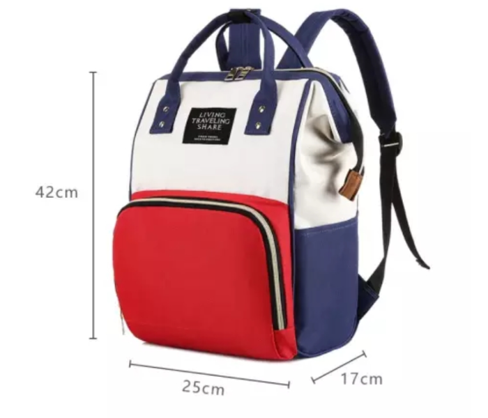 Vavas KFMY 04 Stylish Polyester Baby diaper Bag - Red and Blue - Zoom Image 3