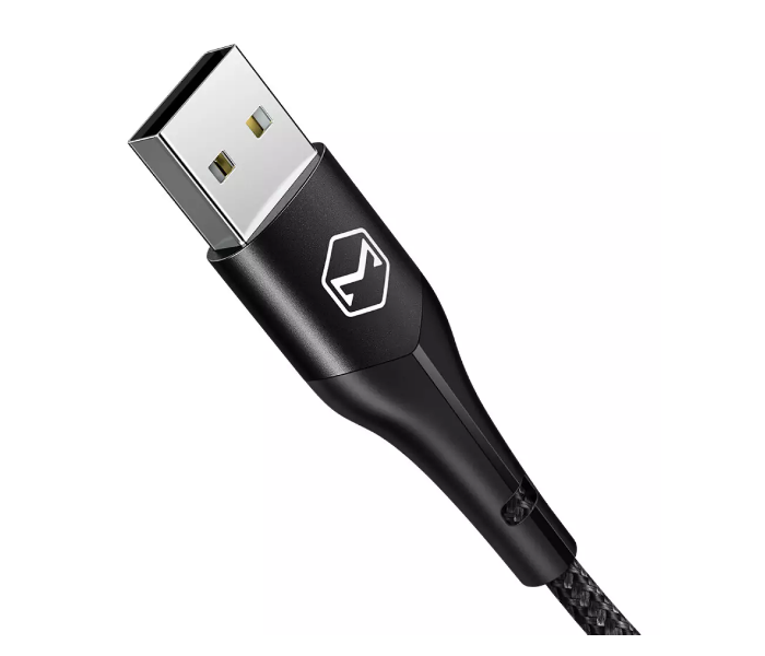 Mcdodo CA-7843 1.8m Magnificence Lightning Cable with Switching LED - Black - Zoom Image 1