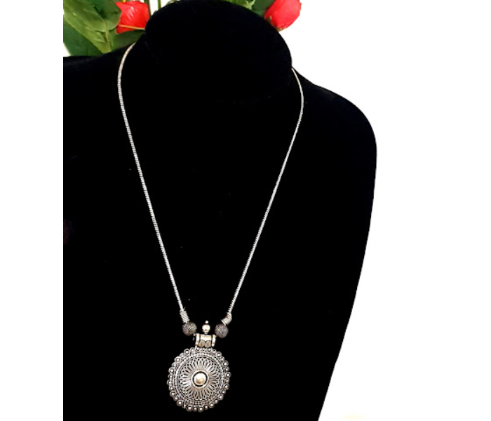 Strabella NC2-10 Premium Quality German Pendant with Chain for Women - Silver - Zoom Image