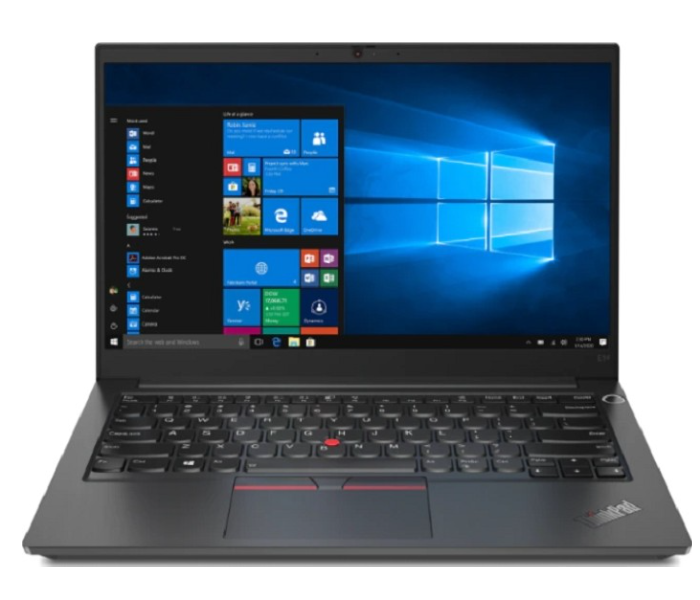 Lenovo Thinkpad E14 Gen2 20TA006LUE 14 Inch FHD 11th Gen Intel Core i5 1135G7 Processor 8GB RAM 512GB SSD 2GB Nvidia Gefroce MX350 Graphics - Black - Zoom Image 1