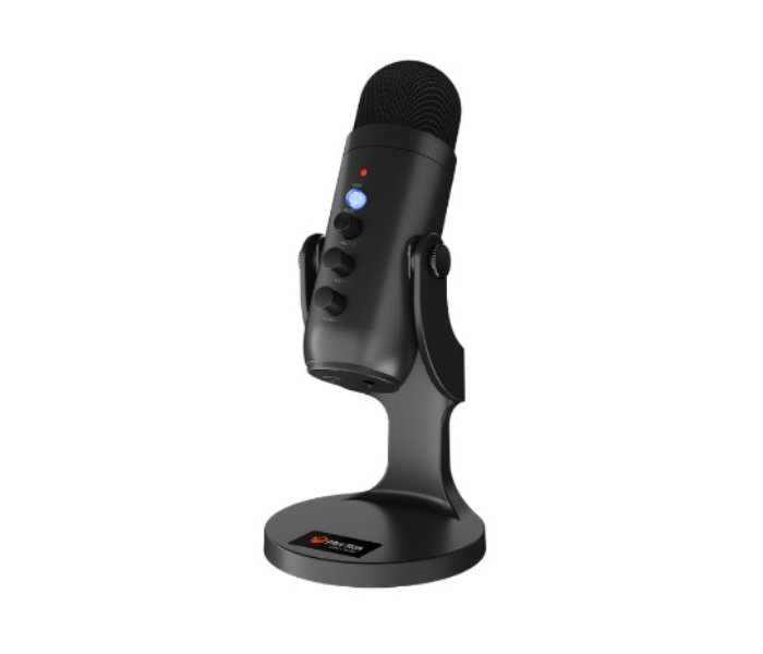 Meetion MT-MC20 Remote Meeting Desktop Corded Electric Gaming Microphone - Black - Zoom Image 1