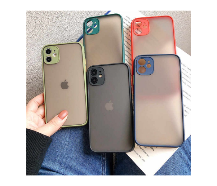 Lab LBTBC004BK Transparent Border Color Fashion Case without Print iPhone 11 Mobile Case - Black - Zoom Image 4