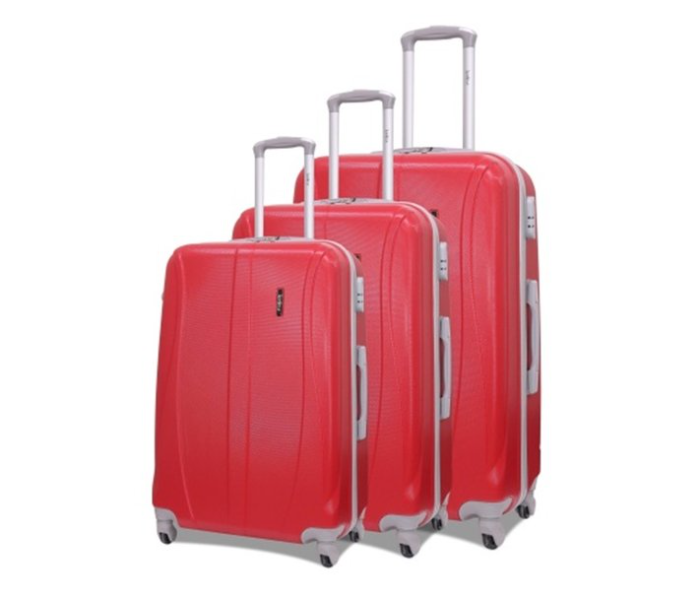 Traveller TR-3305 20 Inch Abs 4 Wheel Traveller Set Trolley - Red - Zoom Image