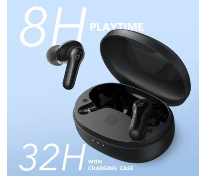 Anker Life Note E Wireless Bluetooth Headset - Black - Zoom Image 4