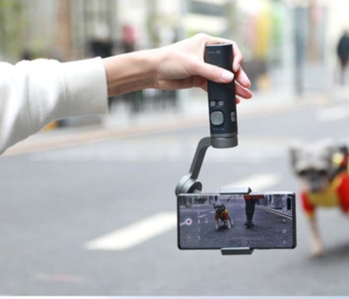 Funsnap Capture π 4500mAh Pi 3 Axis Handheld Gimbal Stabilizer for Smartphones - Black - Zoom Image 2