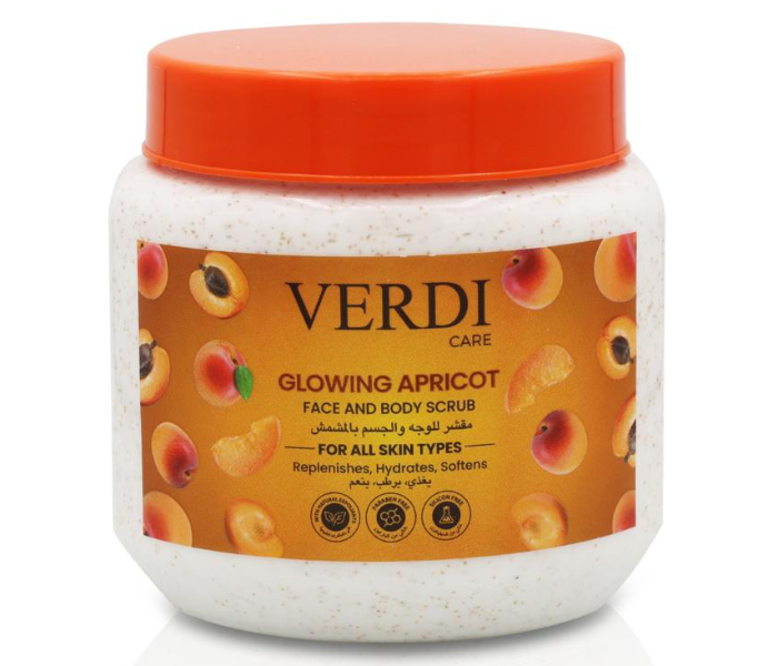 Verdi 500ml Care Glowing Apricot Face And Body Scrub - Zoom Image