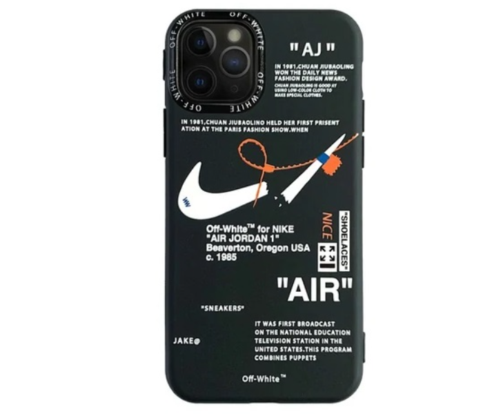 Lab LBNAC011BK Stylish Nike Air Cut iPhone XS Max Mobile Case - Black - Zoom Image 2